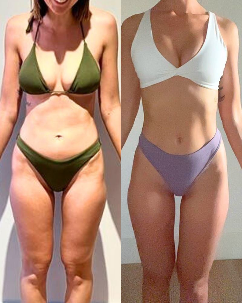 Peake Girls client body composition transformation